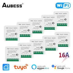 Tuya Smart Wifi 16a Switch 2-Control  Mini Smart / Interruptor inteligente Alexa/Google 