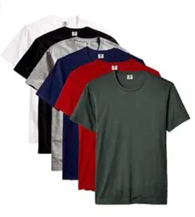 Kit com 6 Camisetas Masculina Básica Algodão Part.B Premium | R$99