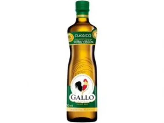 [R$ 3,00 de volta pelo App] Azeite de Oliva Gallo Clássico 500ml | R$ 19