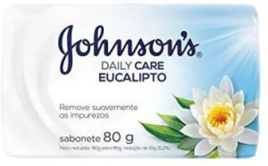 [Prime] Sabonete Barra Eucalipto, Johnson'S, 80G R$ 1