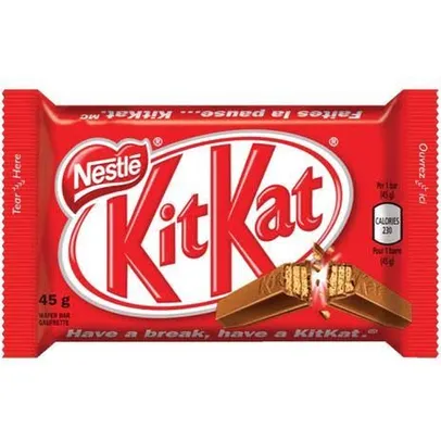 Chocolate Kit Kat ao Leite Nestlé 41,5g 6 un por R$9