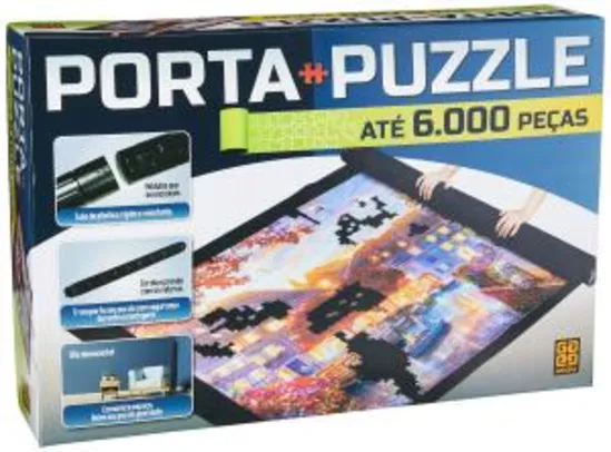 Porta Puzzle Até 6000 Peças, Grow, Multicor | R$179