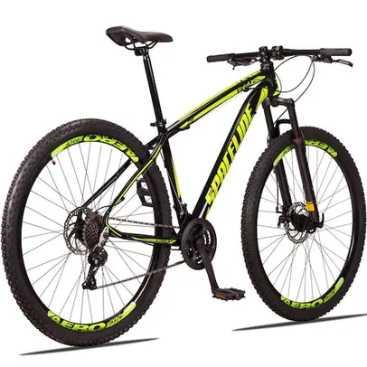 Bicicleta 29 c/21v Cambio Traseiro Shimano SPACELINE VEGA Freio a Disco e Suspensão - Tamanho 17