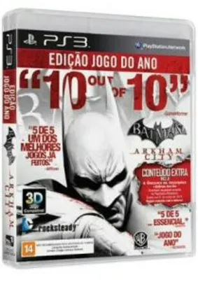 Batman Arkham City Goty edition- PS3 - R$29,90