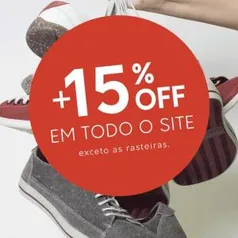 Outershoes - Todo o site com 15% de desconto