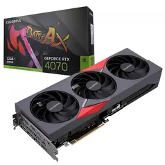 Placa de Vídeo Colorful, GeForce, RTX 4070, 12GB, GDDR6X, DLSS, Ray Tracing, RTX 4070 NB EX-V