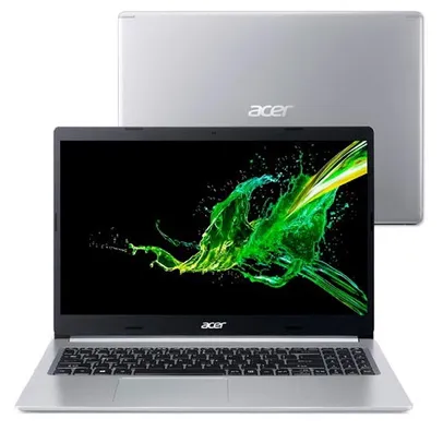 Notebook Acer, Intel CoreT i5 10210U, 8GB, 512GB ssd, Tela de 15,6, Nvidia GeForce mx 250 - A515-54G-52C1