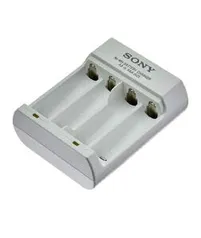 Carregador de Pilha para 4 Unidades USB AA/AAA, Sony, Branco