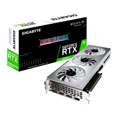 Placa de Video Gigabyte GeForce RTX 3060 Ti Vision OC, LHR, 8GB, GDDR6, 256-bit, GV-N306TVISION OC-8GD REV2.0