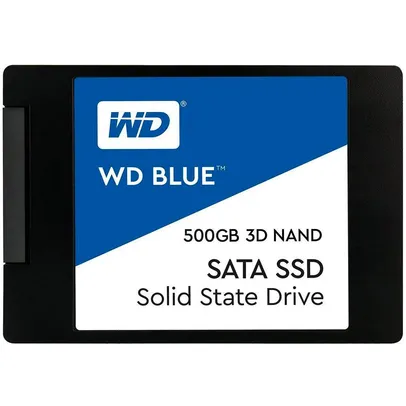 SSD WD Blue 500GB SATA, POSSUI DRAM E TEM 5 ANOS DE GARANTIA