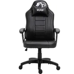 Cadeira Gamer Advanced Snake Viper reclinável giratória preta 440 | R$ 467