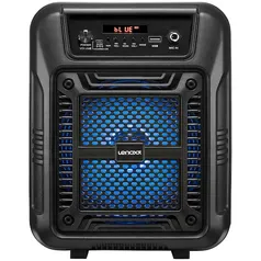 Caixa de Som Amplificada Lenoxx CA60 Bluetooth, Rádio FM, USB - 80W