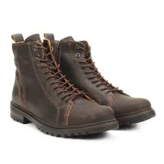 Bota Couro West Coast Lassen Masculina - Caramelo R$180