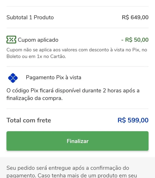 Imagen na descrição da promoção