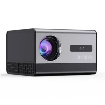 (Estoque Brasil) ZHENEVO Z1 Android 12.0 LED Projetor 800 ANSI Lumens 1080P 4K Supported Dual 8W Stereo Speakers WiFi 6