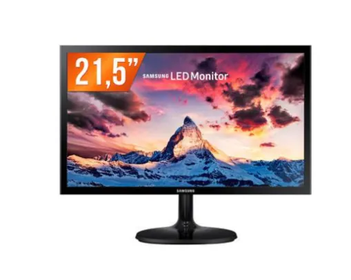 Monitor Samsung 21.5' LED, Full HD, HDMI, VESA, 5ms, 60hz  - LS22F350FHLMZD