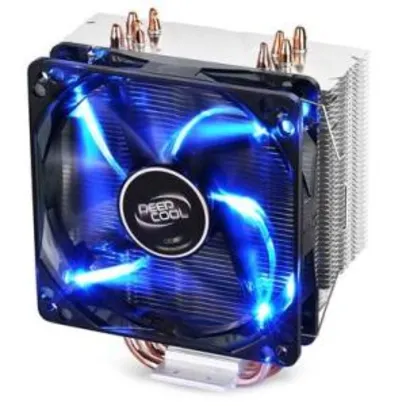 Cooler Processador DeepCool Gammaxx 400 Blue Bssic, LED, AMD/Intel - DP-MCH4-GMX400P-BL
