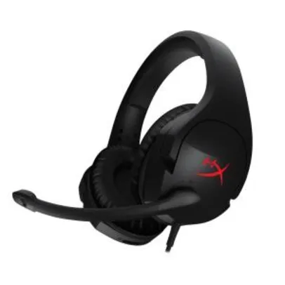 Fone de Ouvido Headset Kingston Cloud Stinger HX-HSCS-BK Preto e Vermelho