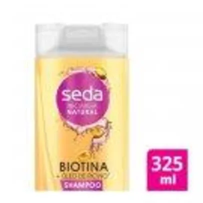 (leve 3 por R$2,19 cada) Shampoo Seda Recarga Natural Biotina + Óleo de Rícino