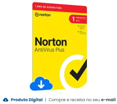 Norton Antivirus Plus 2023, 1 Dispositivo, 12 meses, Digital para Download - 21430742