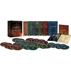 DVD - Coleção Terra-Média (36 Discos) - O Hobbit e o Senhor dos Anéis em edições estendidas - R$99