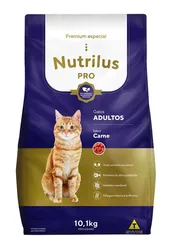 Ração Seca Nutrilus Pro+ Carne para Gatos Adultos