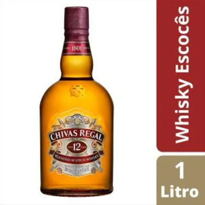 Whisky Escocês Chivas Regal 12 anos - 1L | R$ 110