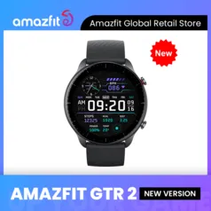 [Nova versão] amazfit gtr 2 nova versão smartwatch alexa built in curvo moldura menos design ultra longa vida da bateria relógio inteligente|