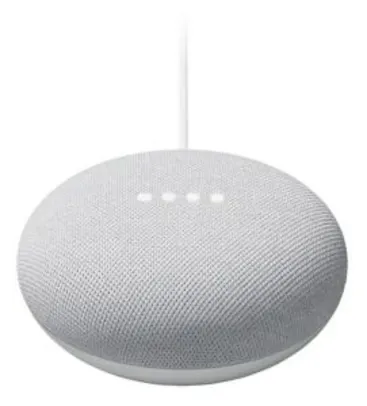 (APP + Cliente Ouro) Google Nest Mini, Speaker com Google Assistente | R$160