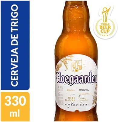 [15 un] Cerveja Belga Witbier Hoegaarden Long Neck 330ml