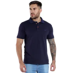 Camisa Polo Piquet Masculina Básica Manga Curta