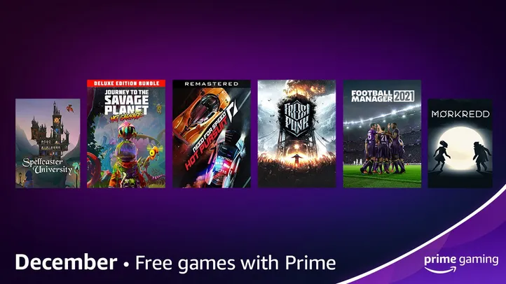 Jogos Grátis no Prime Gaming (Amazon Prime) - Dezembro 2021