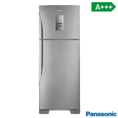 Refrigerador de 02 Portas Panasonic Frost Free com 483 Litros Inverter Aço Escovado - NR-BT55PV2X