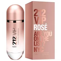 [Cliente Ouro + MagaluPay R$383] Perfume 212 Vip Rosé Carolina Herrera 125ml | R$526