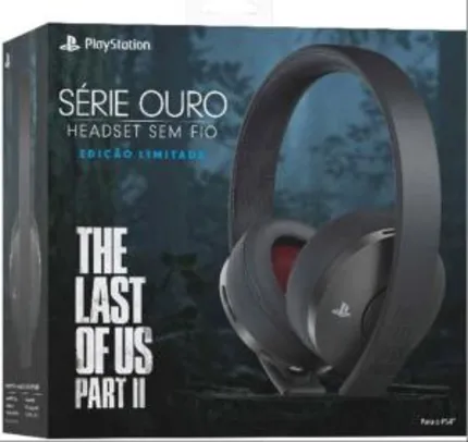 [Boleto] Headset Sem Fio Série Ouro Edição Limitada The Last Of Us Part II | R$337