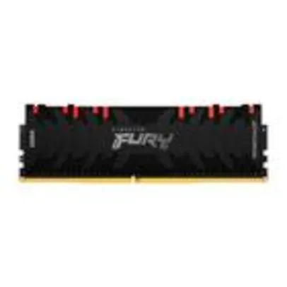 Memória Kingston Fury Renegade, RGB, 8GB, 3200MHz, DDR4, CL16, Preto - KF432C16RBA/8