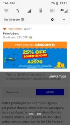 25% OFF em Compras no Peixe Urbano