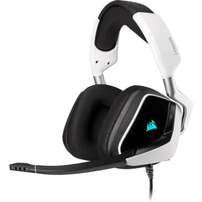 Headset Gamer Corsair Void RGB Elite, 7.1 Surround, White, CA-9011204-NA