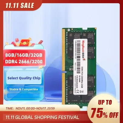 Memória sodimm para notebook DDR 4 16 GB