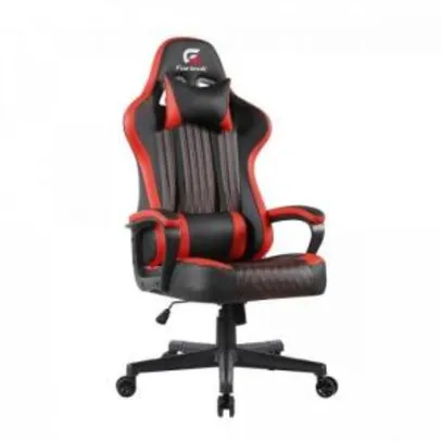 Cadeira Gamer Vickers Preta/Vermelha FORTREK - R$817