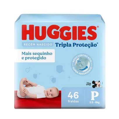 Foto do produto Fralda Huggies Tripla Proteção - P - 46 Unidades