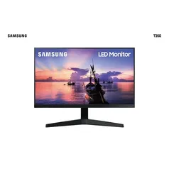 Monitor Gamer Samsung 24” FHD 75HZ  HDMI VGA Freesync Preto Série T350