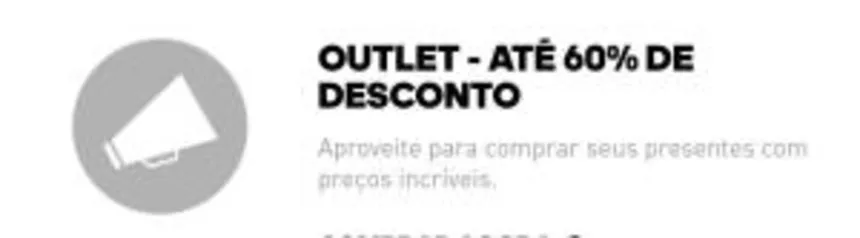 Outlet Adidas até 60% off produtos selecionados