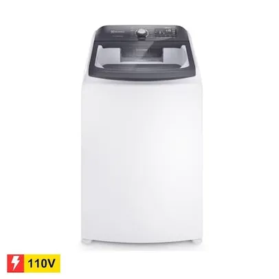 REEMBALADO: Lavadora de Roupas Electrolux LEC17 Premium Care Branca – 17kg 110V - 110V