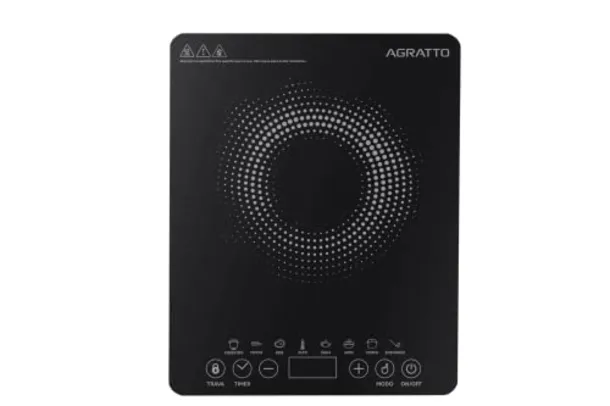 Cooktop indução ACKI01I-01 1200W 127V AGRATTO 