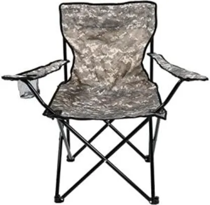 [PRIME] Cadeira Araguaia Confort com Braço Camuflada Bel Fix | R$81