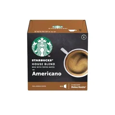 (PRIME) (REC) (Leve 3 Pague 2) STARBUCKS Café Em Cápsula Starbucks Nescafé Dolce Gusto House Blend Americano 12 Cápsulas