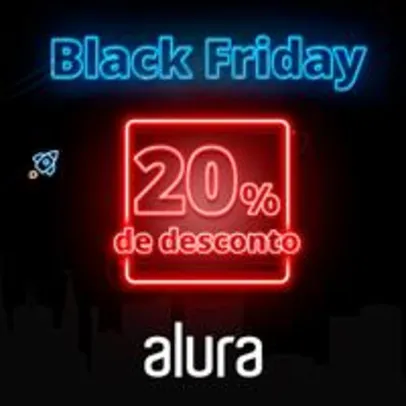 Black Friday Alura 20% de desconto