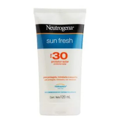 Protetor Solar Sun Fresh FPS 30, Neutrogena, Branco, 120Ml | R$29