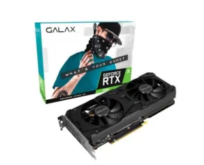 Placa de Vídeo RTX 3060 1-Click OC Galax GeForce, 12GB GDDR6, LHR, DLSS, Ray Tracing - 36NOL7MD1VOC